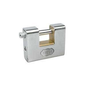 กุญแจเหล็กหุ้มเกราะกันน้ำขนาด 80 มม. พร้อมกุญแจและรหัสตัวเลขสำหรับการใช้งานที่ปลอดภัย รุ่น 2050405 - Product Image 1