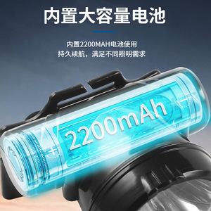 Linterna Frontal Tingyang LED Recargable con Batería para Pesca, Minería y Actividades al Aire Libre - Product Image 5