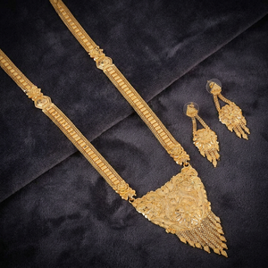 Venta al por mayor formando collares largos chapados en oro de 14K 18K 24K, joyería de moda, joyería tradicional, joyería llena de oro Oro Joyeria. - Product Image 3