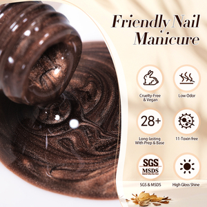 BORN PRETTY Nouveau Vernis Gel Magnétique Effet Œil de Chat Sans HEMA ni TPO, 24 Couleurs Automne Hiver, Soak Off UV, pour Salon de Manucure - Product Image 5