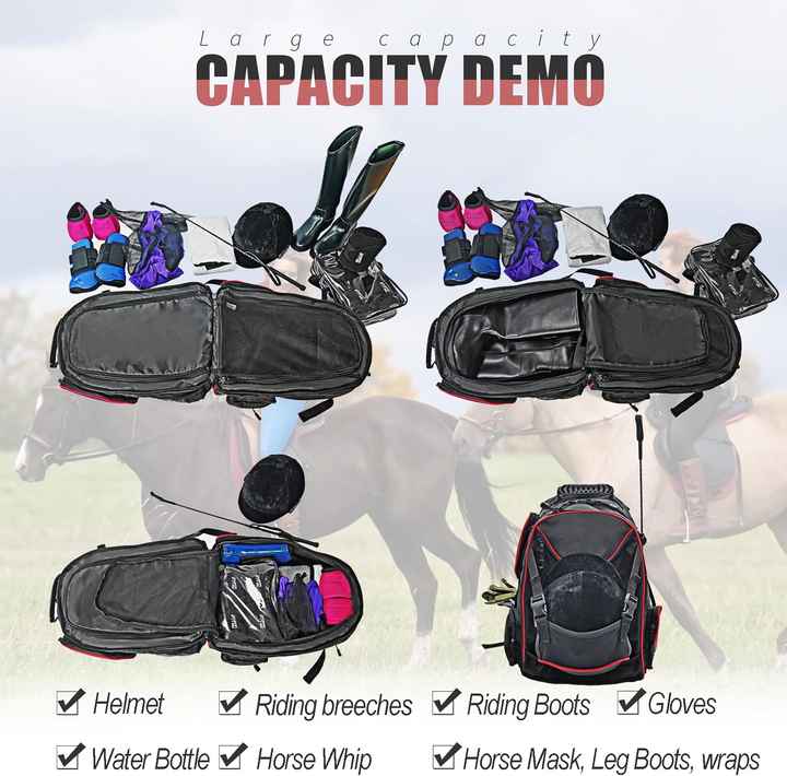 Equestrian Helmets Equestrian Duffel Bag Knight Bag Horse Riding