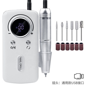 Portable <b>Nail</b> Polish Grinder Professional <b>Nail</b> Polish Remover 30000 RPM Rechargeable <b>Nail</b> Polisher Polishing - Product Image 5
