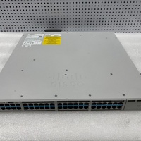Commutateur géré de couche 3 C9300X-48HXN-A à 48 ports 10G SFP+ avec communication RJ45/RS485, utilisé et testé pour la programmation PLC