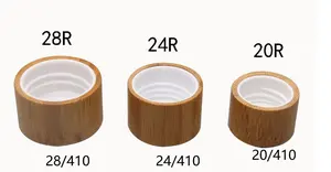Бамбуковая крышка, внутренние Пластиковые Деревянные крышки для маленьких бутылок 18 мм/20 мм/24 мм/28 мм