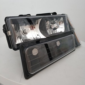 Faro de Automóvil de 12V para <span class=keywords><strong>Chevrolet</strong></span> <span class=keywords><strong>Silverado</strong></span> 1500/<span class=keywords><strong>2500</strong></span>/3500/Tahoe/Suburban/C10 1994-<span class=keywords><strong>1998</strong></span> con Luces de Parachoques - Product Image 5