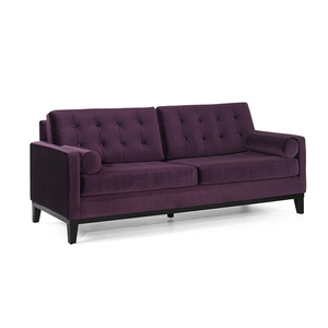 Sofá Chesterfield de cuero azul, sofá de 2 asientos, <span class=keywords><strong>muebles</strong></span> para el hogar para sala de estar, dormitorio, Hotel, Villas, centros comerciales, aplicación OEM - Product Image 4