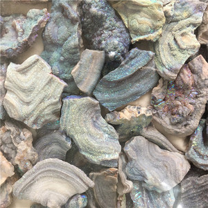 Cristal curativo de cuarzo Natural, piedra Natural de dumortierita, cristal Natural rugoso Aura <span class=keywords><strong>Calcedonia</strong></span> plano para Decoración - Product Image 4