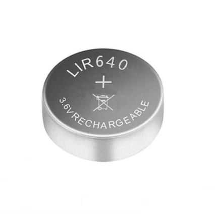 LIR640 9mAh Rechargeable 3.7V Li-ion Button Battery 6x4mm Coin Cell for Headset Wearable Devices & Home Appliances