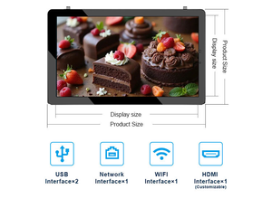 Pantalla Publicitaria de 32 Pulgadas, Precio de Fábrica, Reproductor de Video a Prueba de Agua IP65 para Exteriores, Kiosco Táctil Android Windows para Tiendas - Product Image 4
