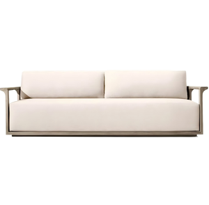 Set di Divani in Legno di Teak Massiccio per Esterni Lagos, Arredamento da Giardino dal <span class=keywords><strong>Design</strong></span> Moderno, Poltrona Lounge Personalizzabile - Product Image 1
