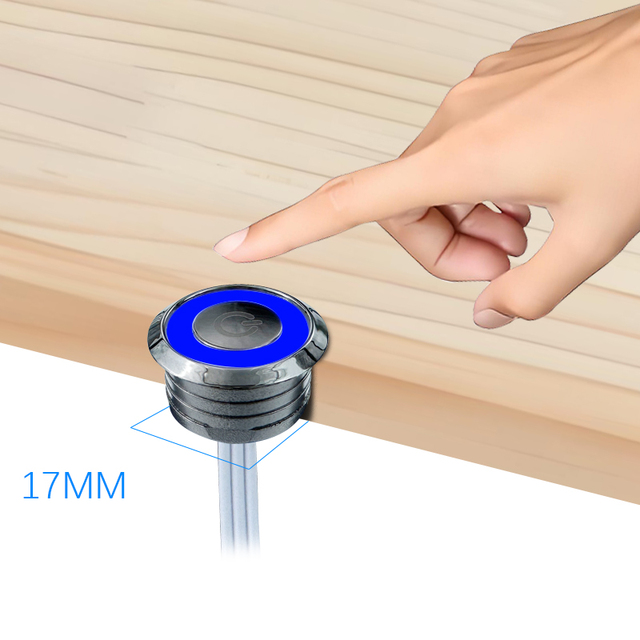 3 Years 1712 Brown Individual Control 12V 24V Smart Touch Dimming Sensor Switch IP34 60W for Cabinet & Wardrobe LED Light Dimmer