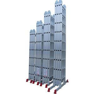 Escada Telescópica de Alumínio de Alta Qualidade 1,5m Multi-Posições Dobrável para Uso Interno e Externo Capacidade de Carga de 150KG Fácil de Limpar - Product Image 2