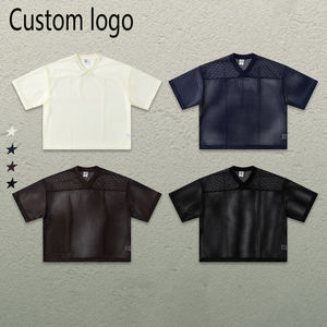 Custom Made Men's Loose Print Mesh <b>TShirt</b> Oversized <b>VNeck</b> Breathable Hollow Streetwear Summer Casual Short Sleeve Tee Drop - Product Image 1