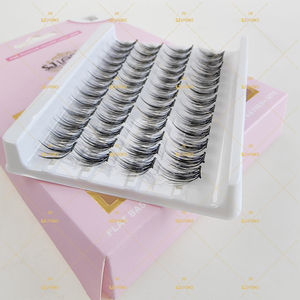 Pestañas sin pegamento con tecnología Pre-Bond, banda Superfina <span class=keywords><strong>de</strong></span> larga duración, pestañas acampanadas individuales - Product Image 2