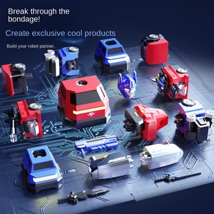 2025 mô hình mới hành động con số quá khổ biến dạng nhựa <span class=keywords><strong>robot</strong></span> xe xây dựng xe chuyển đổi phim tự làm đồ chơi ánh sáng - Product Image 3