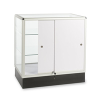 Vitrina de Exhibición de Vidrio para Tienda de Cigarrillos, de Aluminio, con Visión Completa, en Oferta