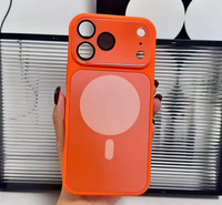 Coque de téléphone magnétique en maille nid d'abeille, antichoc, dissipant la chaleur, avec support anneau et béquille pour iPhone 18 17 16 15 14