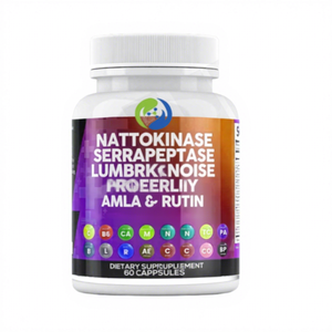 Capsules d'enzymes de papaye, de bromélaïne, de papaïne, de serrapeptase, de lumbrokinase et de <span class=keywords><strong>nattokinase</strong></span> d'ananas à marque privée - Product Image 1