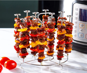 MultiPurpose Kitchen Accessories Air Fryer Vertical Baking Needle Set Bbq Sticks Skewer Barbecue Stainless Steel Bbq - Product Image 3