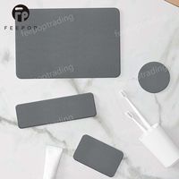 Accessoires de salle de bains Ensemble de plateaux en pierre Dessous de verre en diatomite Séchage de vaisselle Tapis et tampons pour décoration de table d'absorption d'eau