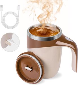 Tasse à agitation automatique portable rechargeable en acier inoxydable tasse à <span class=keywords><strong>café</strong></span> et à milkshake rotative adaptée au voyage à domicile - Product Image 1
