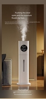 Humidificateur Intelligent 8L à Grand Spray Muet avec Stérilisation à Humidité Constante Aromathérapie Électrique pour Usage Domestique Hôtel