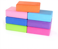 Hoge kwaliteit groothandel EVA yogablok 120/180/200g antislip compressie schokabsorptie blok voor Pilates gym thuis training