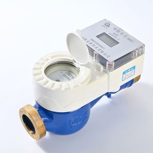 Medidor de Água Inteligente Pré-pago com Cartão IC, Medidor Digital de Fluxo de Água com Display LCD e Controle de Válvula para Uso Residencial - Product Image 1