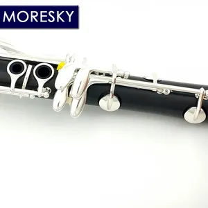 MORESKY Clarinette en ébène plaqué argent 17 clés Bb Sib M63 - Product Image 4