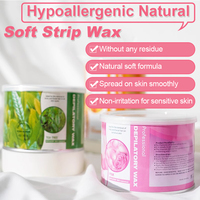 Personnalisé 400g 800g Esthéticienne Lisse Dépilatoire Aloe Vert Or Rose Doux Cire Peut Corps Cire Doux Crémeux Épilation Cire En Conserve