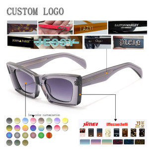 <b>Rectangle</b> Full Rim <b>Sunglasses</b> <b>Black</b> Frame Green Lens Anti-Uv Protection Women Adult - Product Image 2