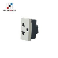 Boîte à interrupteur et prise murale étanche IP55 Safewire F1 avec 1 prise 220-250V pour usage extérieur