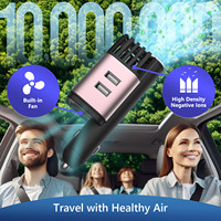 Nouveau meilleur vendeur Combo multifonction Plug In charge rapide double Ports USB chargeur de téléphone Mini purificateur d'air de voiture