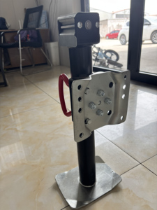 CHENWEI Nuovo Supporto Girevole per Perni di Bloccaggio Rimorchio, Portatile, in Acciaio Q235B, Certificato CE ISO TUV, Zincato - Product Image 1
