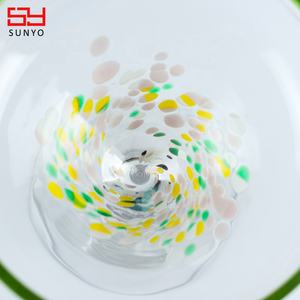 Décorations de fête à thème mexicain coloré en verre soufflé à la main verres à margarita confettis tasse à cocktail - Product Image 5