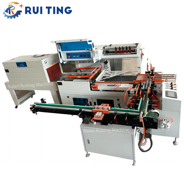 Fully Automatic L Bar Sealer Sealing Machine Shrink Oven Far Infrared Heat Tunnel Shrink Film Wrapping Packing Wrap Machine