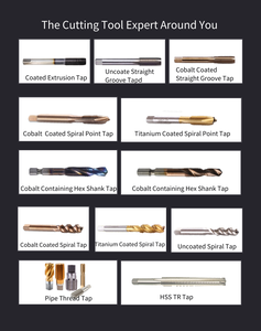 Vente en gros de tarauds de filetage à rouleaux HSS pour machines, M2-M30, HSS-CO M35, tarauds à filetage en cobalt, outils de taraudage - Product Image 5