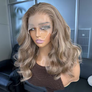 Nuovi Prodotti Estivi: <span class=keywords><strong>Parrucche</strong></span> Sintetiche Ricci con Frontale in Pizzo 13*4, Capelli Finti Lunghi per Donne, Parrucca Realistica Naturale con Baby Hair per Uso Quotidiano - Product Image 5