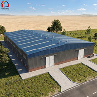 Bâtiment d'atelier industriel en métal, structure en acier personnalisée, hangar d'usine pour clients du monde entier