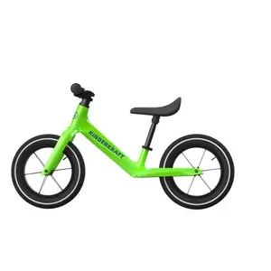 Mini bicicleta infantil de aço, segurança sem pedal de alto carbono e 12 polegadas, para bebês e crianças