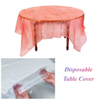 Housse de table rectangulaire jetable, personnalisée, antistatique et imperméable, utilisable pour les travaux ménagers, obtenue directement de l'usine