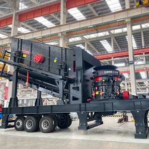 Mỏ đá di động đá cứng Máy Nghiền Giá điện thoại di động hàm & máy nghiền tác động đá vôi Granite basalt quặng Máy Nghiền di động nhà máy - Product Image 3