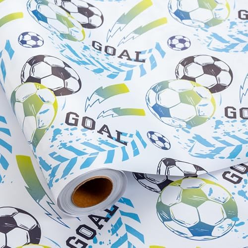White - Blue Green Soccer