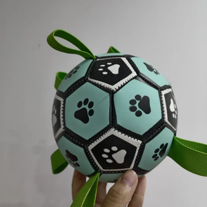 <span class=keywords><strong>Jouet</strong></span> de <span class=keywords><strong>chien</strong></span> moderne et écologique 2026 : ballon de football durable pour la dentition et l'entraînement en extérieur - Product Image 4
