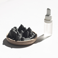 Diffuseur de parfum en pierre de diatomite poreuse en forme de montagne pour voiture et maison