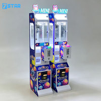 Machine de jeu à griffes mini pour fêtes foraines, avec accepteur de pièces, pour la distribution de jouets et de figurines