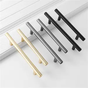 wholesale technology china round high wuality classic long front main zinc pull modern bedroom blackdoor handles