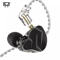 Nouveaux écouteurs KZ ZSN Pro X, technologie hybride 1BA+1DD, basses HIFI, écouteurs métalliques sportifs, réduction de bruit, plus de 20 heures d'autonomie, IPX-0