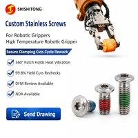 Vis sur mesure haute résistance 17-4PH A286 à tête large Torx, fabricant de fixations pour pinces robotiques haute température
