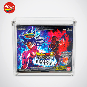 Boîte acrylique pour cartes <span class=keywords><strong>Dragon</strong></span> <span class=keywords><strong>Ball</strong></span> <span class=keywords><strong>Super</strong></span> SHP, boîte magnétique acrylique pour cartes <span class=keywords><strong>Dragon</strong></span> <span class=keywords><strong>Ball</strong></span>, boîte booster Pokémon UV - Product Image 1